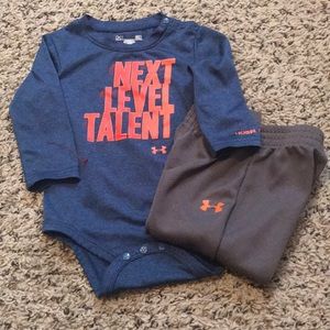 Under armour baby boy jump suit 6/9 mths